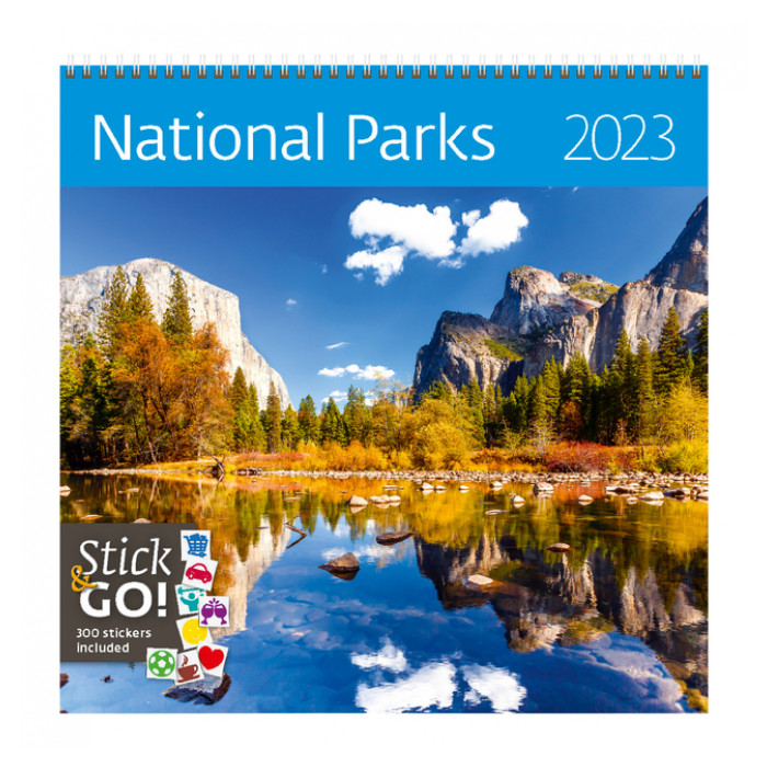 Kalender 2023 Helma 365 30x30cm Nationale parken