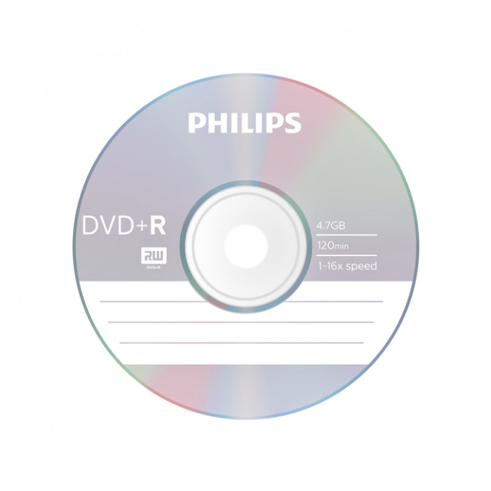 DVD+R Philips 4.7GB 16x SP (50)