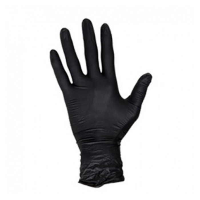 Handschoen nitril S zwart 100 stuks