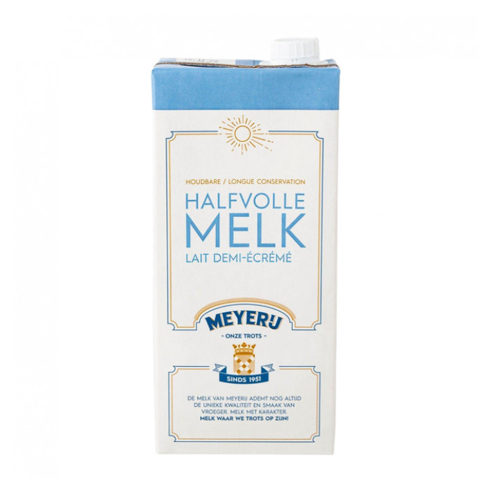 Melk Meyerij halfvol lang houdbaar 1 liter
