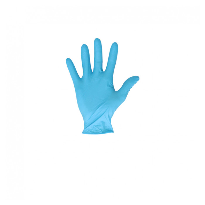 Handschoen CMT L nitril blauw