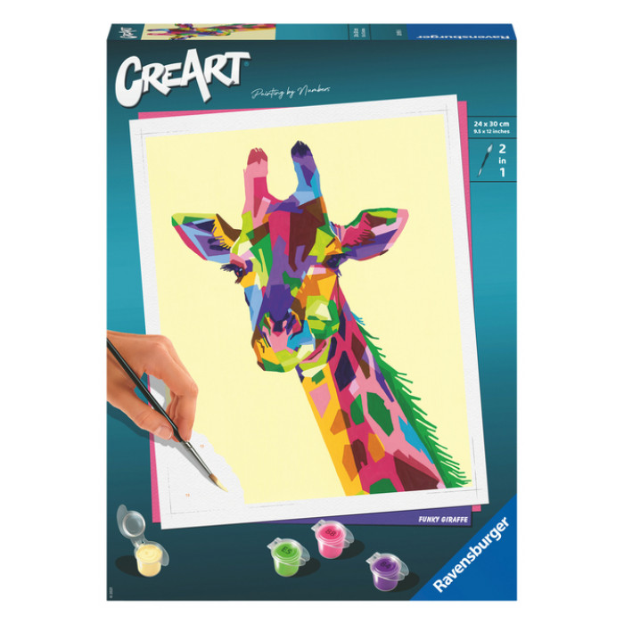 Schilderen op nummers CreArt Giraf