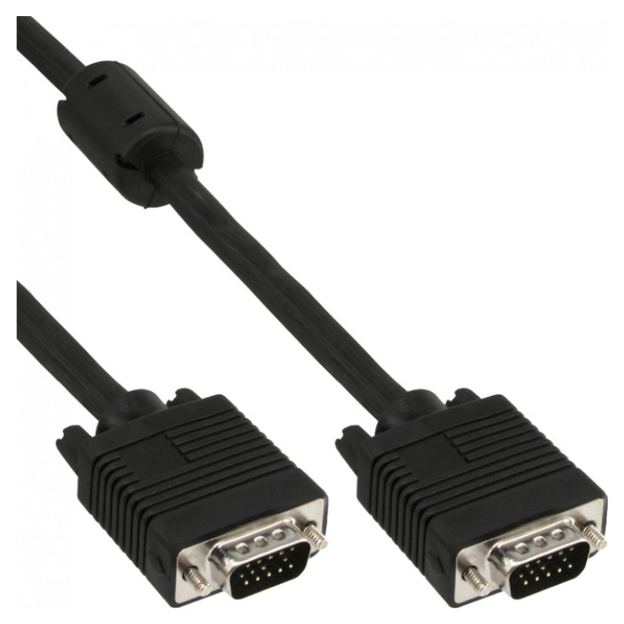 Kabel InLine S VGA 15HD M-M 2 meter zwart