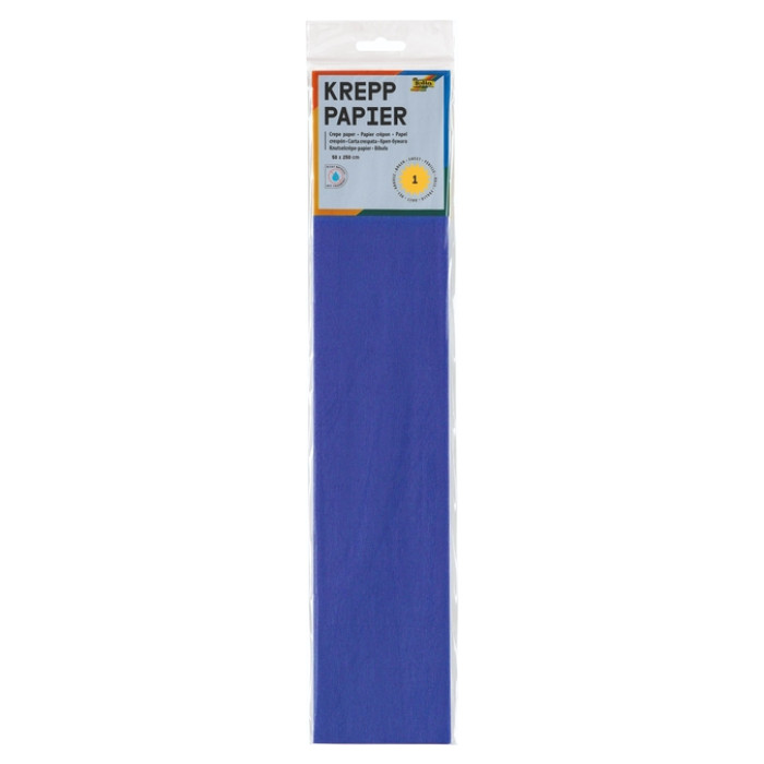 Crêpepapier Folia 250x50cm nr128 briljantblauw