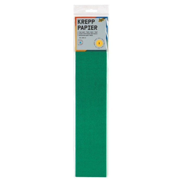 Crêpepapier Folia 250x50cm nr141 mosgroen