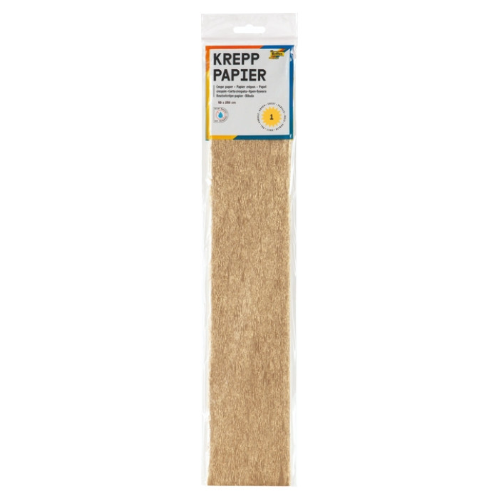 Crêpepapier Folia 250x50cm nr9125 goud