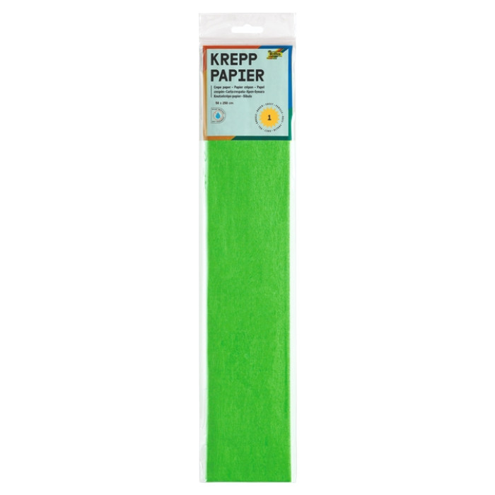 Crêpepapier Folia 250x50cm nr140 kerstgroen
