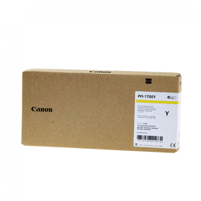 Inktcartridge Canon PFI-1700 geel