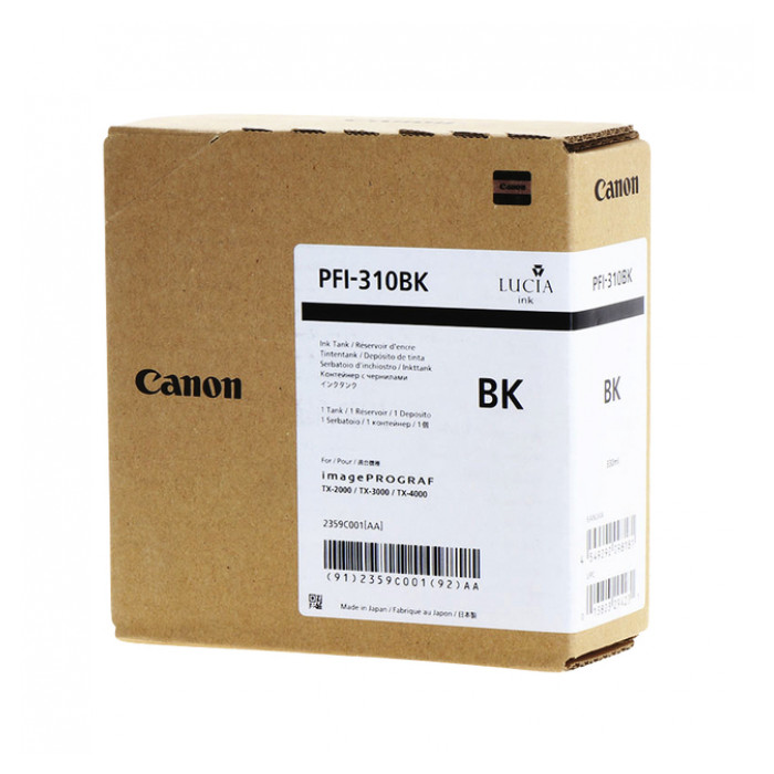 Inktcartridge Canon PFI-310 zwart