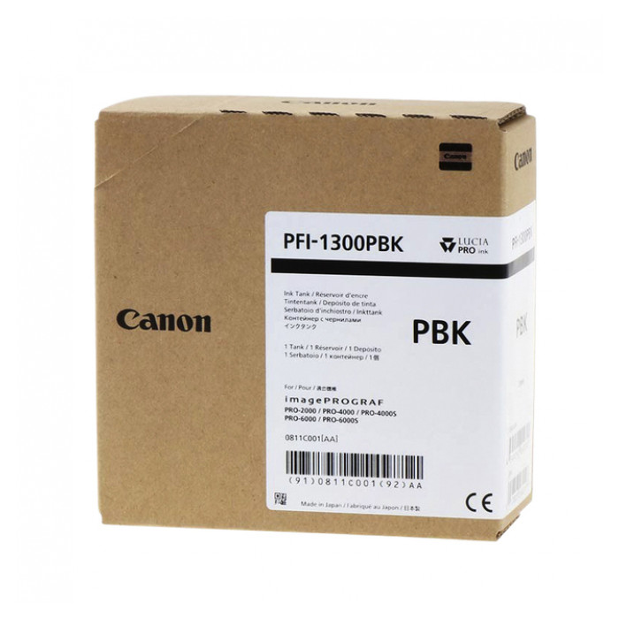 Inktcartridge Canon PFI-1300 foto zwart