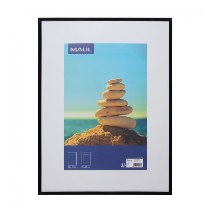 Fotolijst MAUL art 30x40cm kunststof frame zwart