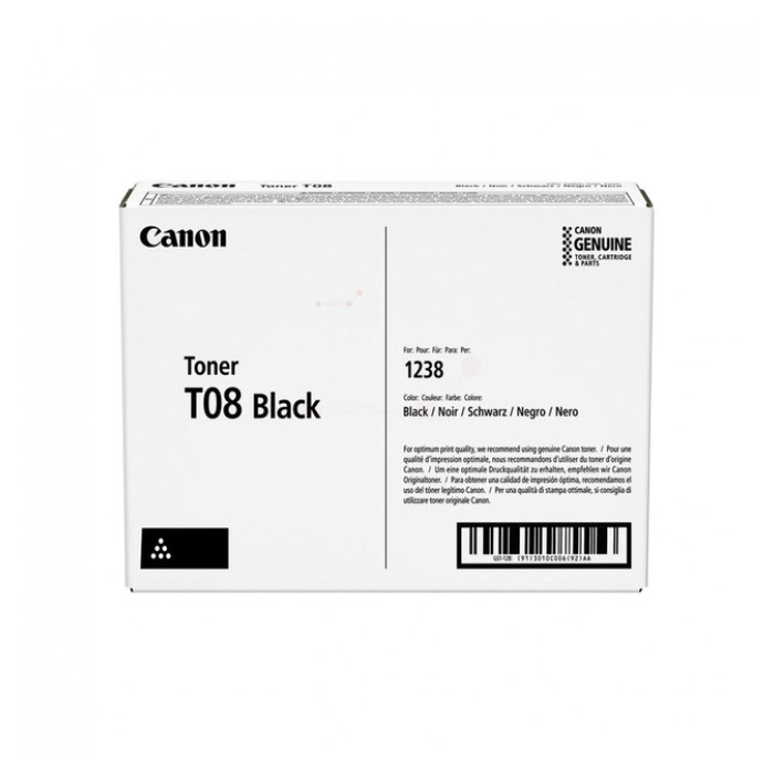 Tonercartridge Canon T08 zwart