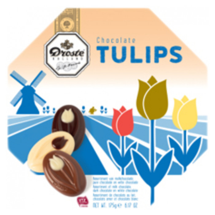Chocolade Droste verwenbox Tulips 175gr
