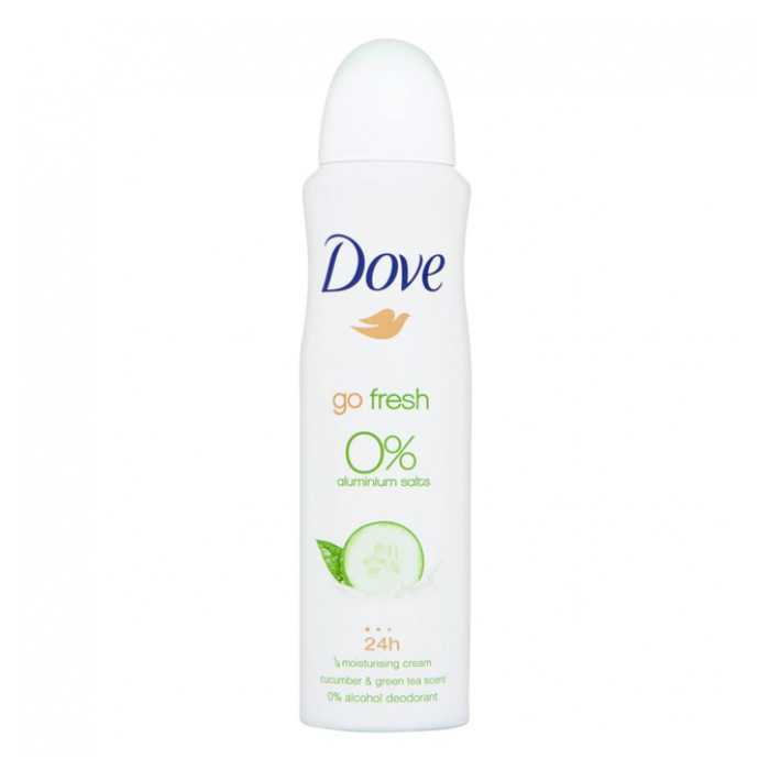 Deodorant DOVE Spray Cucumber Green Tea 0% 150ml