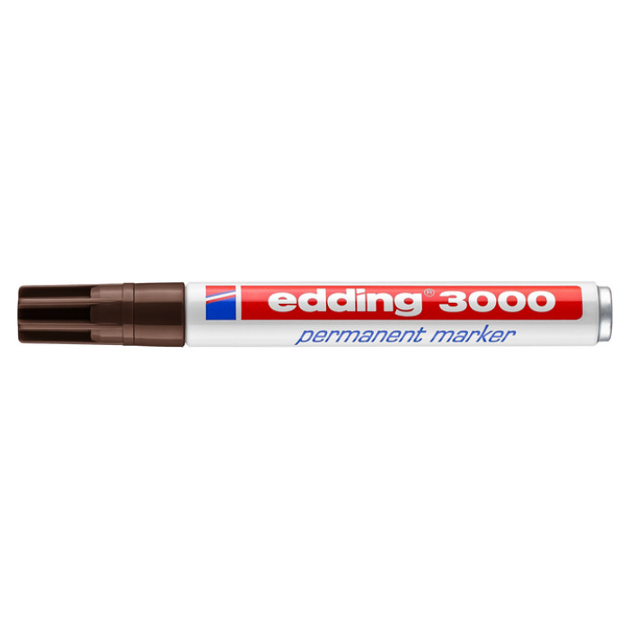 Viltstift edding 3000 rond 1.5-3mm donkerbruin