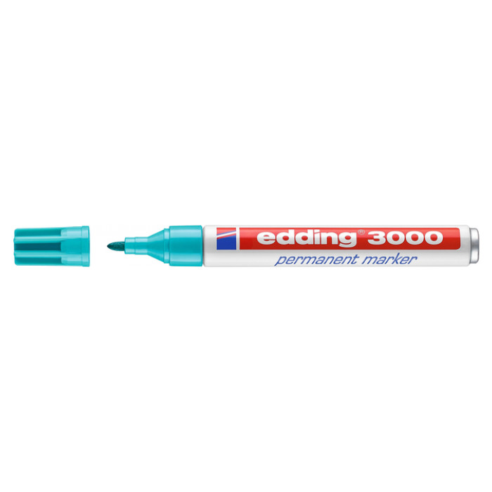 Viltstift edding 3000 rond 1.5-3mm turquoise