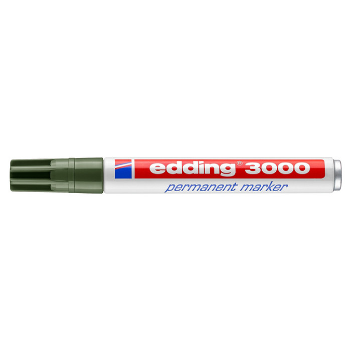 Viltstift edding 3000 rond 1.5-3mm olijfgroen