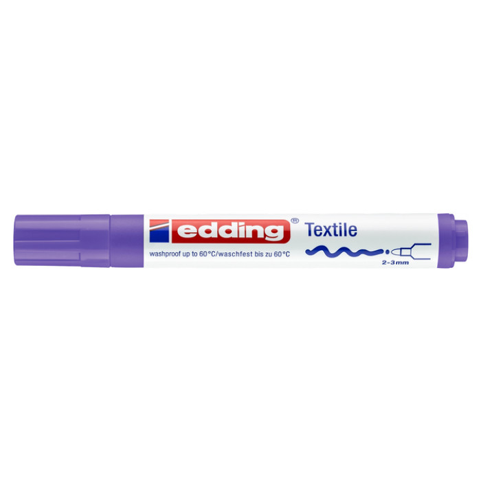 Viltstift edding 4500 textiel rond 2-3mm neon violet