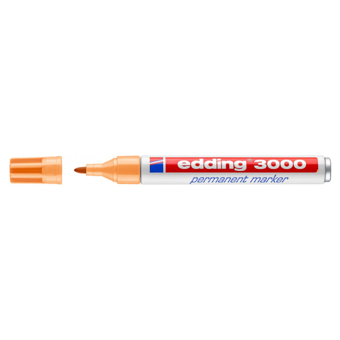 Viltstift edding 3000 rond 1.5-3mm lichtoranje