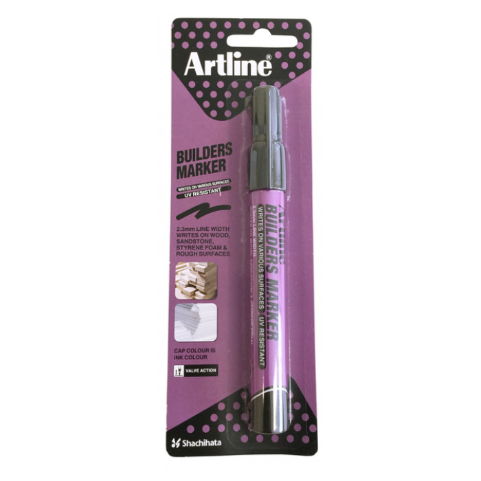 Viltstift Artline Professional builders zwart