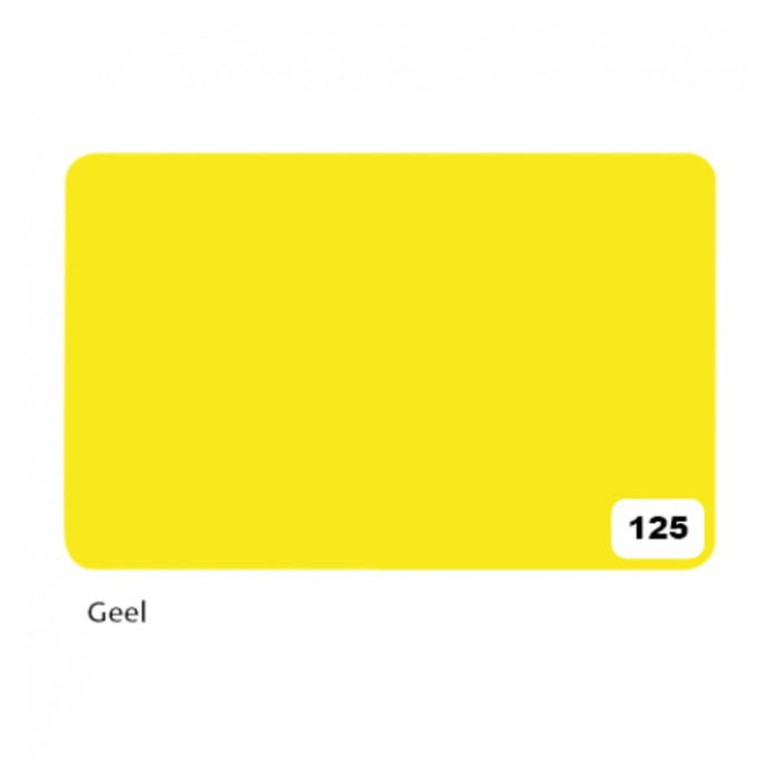 Etalagekarton Folia 1-zijdig 48x68cm 380gr nr125 geel