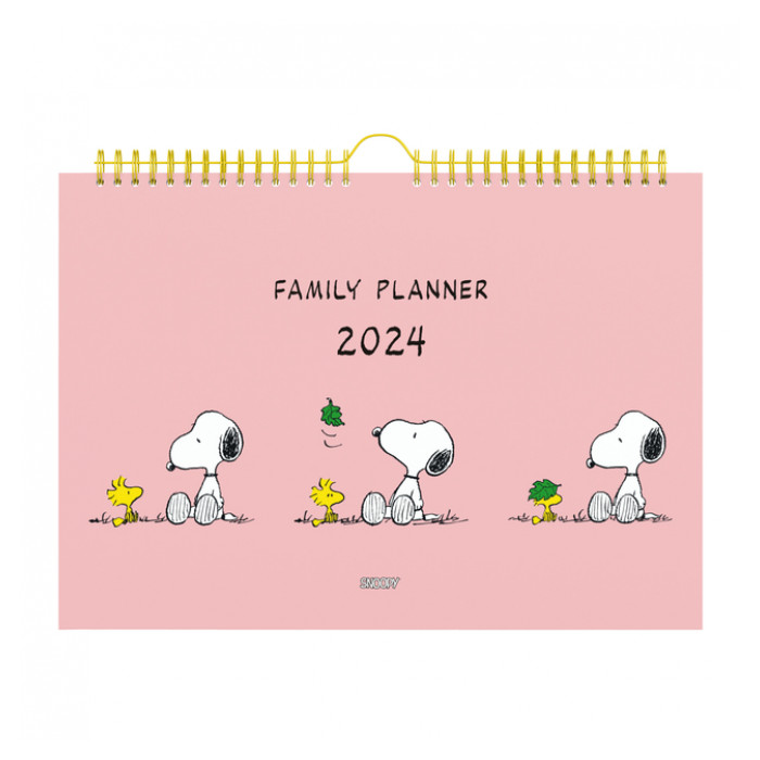 Familiekalender 2024 Lannoo Peanuts 310x220