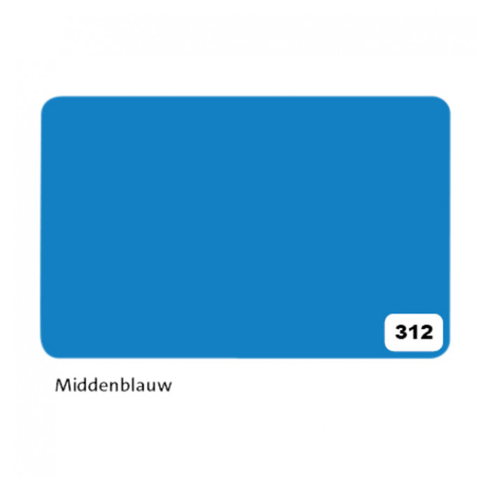 Etalagekarton Folia 1-zijdig 48x68cm 380gr nr312 middenblauw