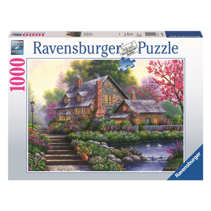 Puzzel Romantische cottage (1000)