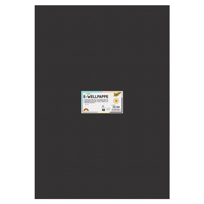 Golfkarton Folia E-golf 50x70cm 250gr nr90 zwart