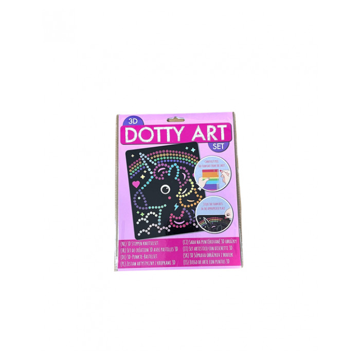 Knutselset 3D Dotty art assorti