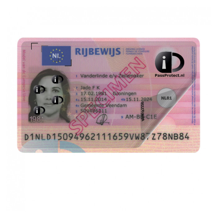 Beschermfolie PassProtect voor rijbewijs