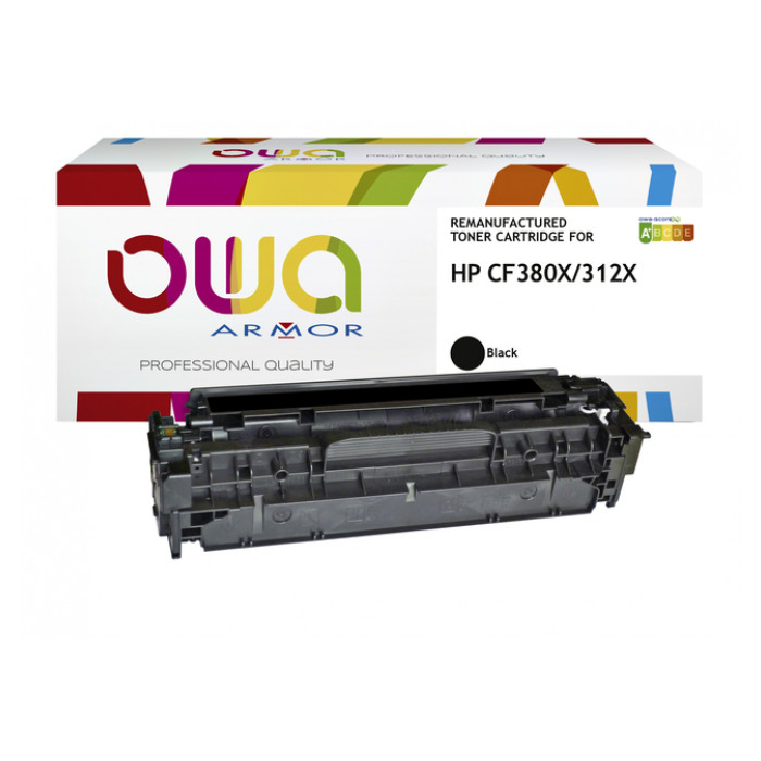 Tonercartridge OWA alternatief tbv HP CF380X zwart