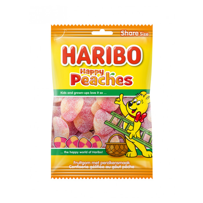 Snoep Haribo Perziken zak 250gr