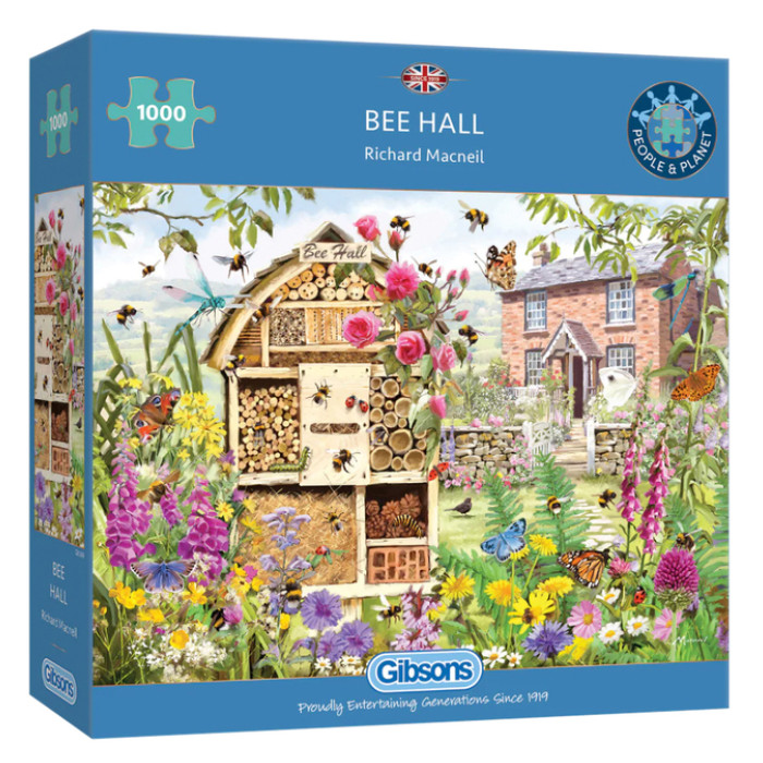 Puzzel Gibsons Bee Hall 1000st