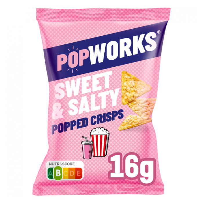 Chips Popworks Sweet Salty 16gr