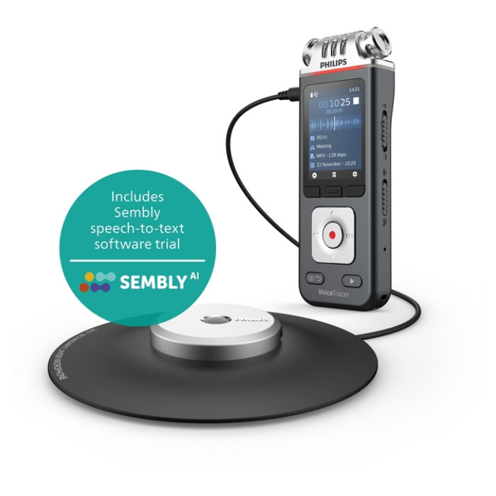 Digital voice recorder Philips DVT 8115 voor vergaderen