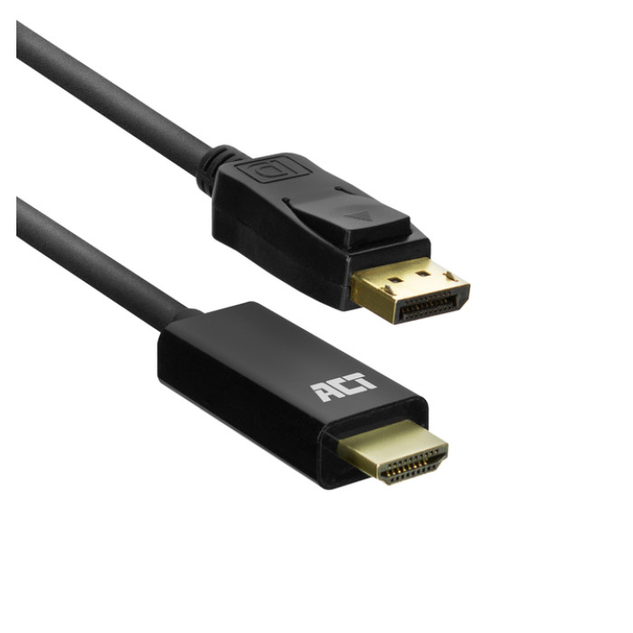 Kabel ACT DisplayPort naar HDMI 1,8 meter