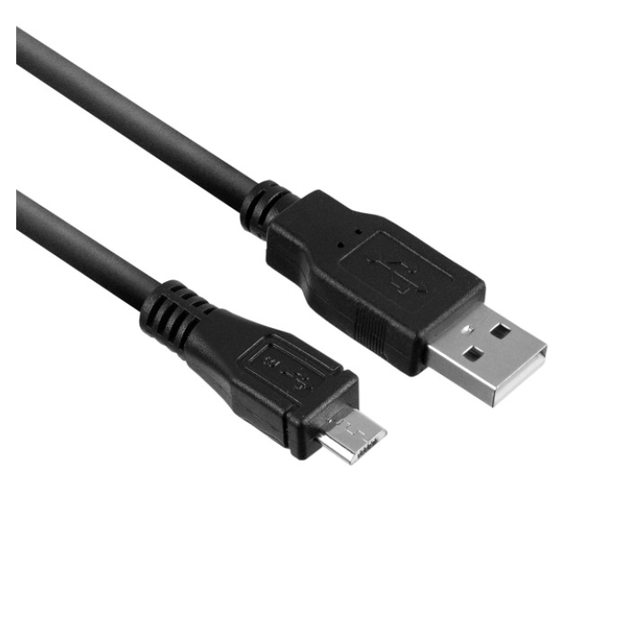 Kabel ACT USB 2.0 naar MicroB laad -en data 1 meter