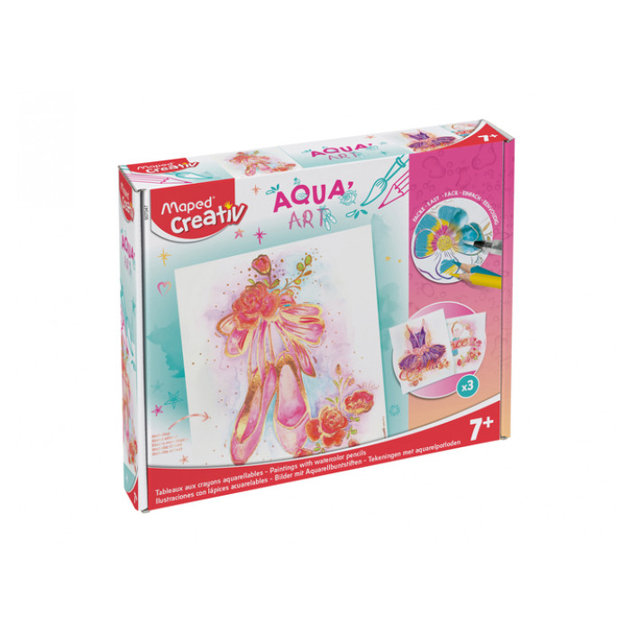 Hobbyset Maped Creativ Aqua'Art ballet 14-delig assorti