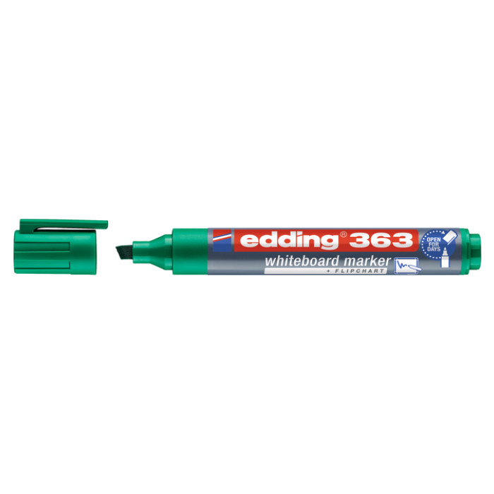 Viltstift edding 363 whiteboard schuin 1-5mm groen