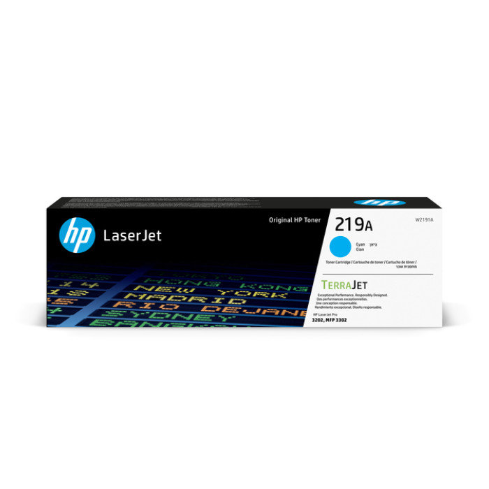 Tonercartridge HP W2191A 219A blauw