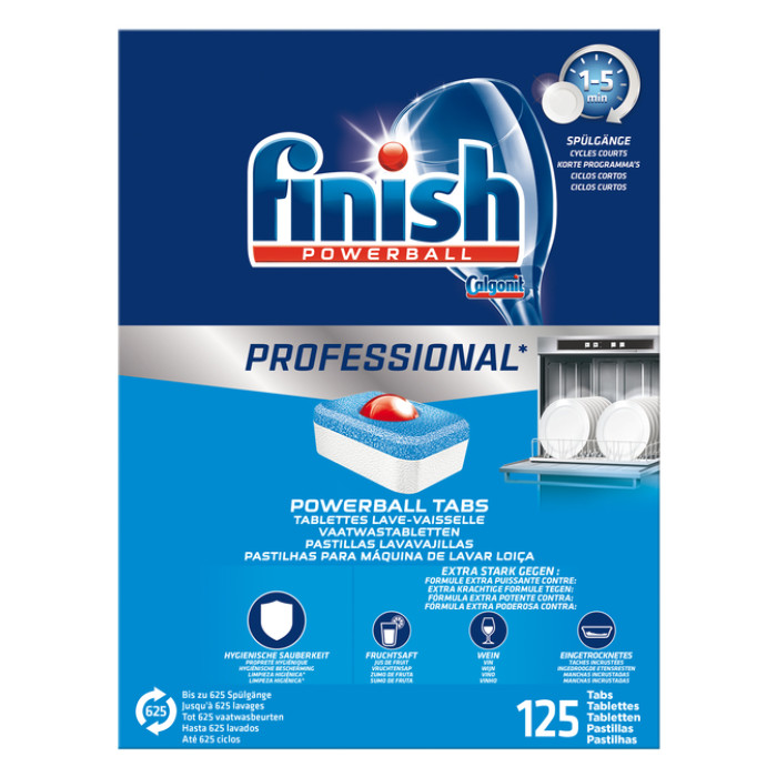 Vaatwastabletten Finish Professional Tabs 125 stuks