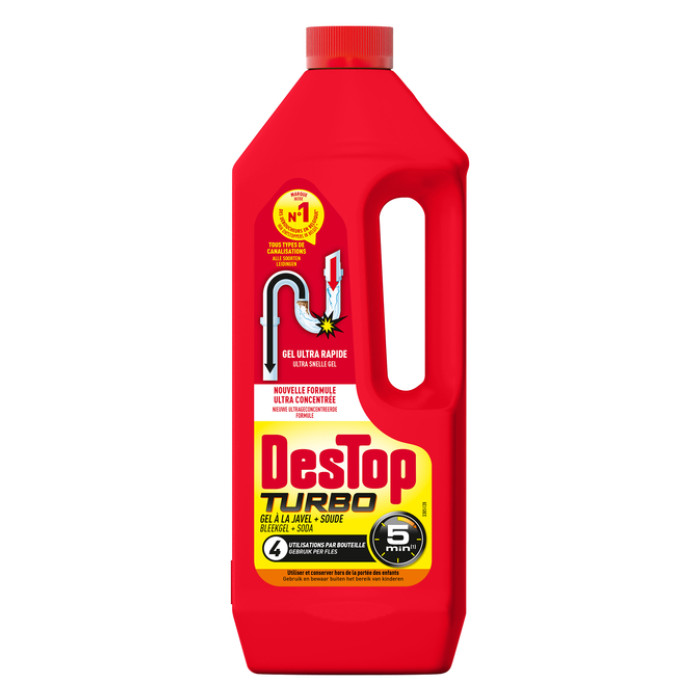 Afvoerontstopper Destop Turbo Gel  1L