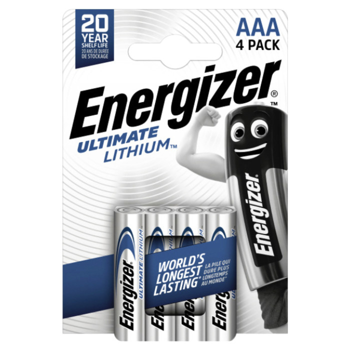 Batterij Energizer Ultimate Lithium 4xAAA