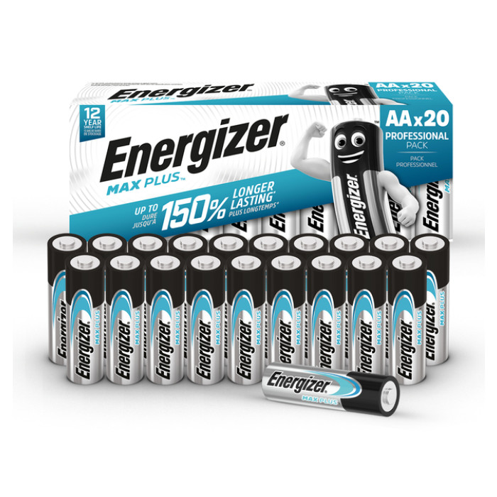 Batterij Energizer Max Plus 20xAA alkaline