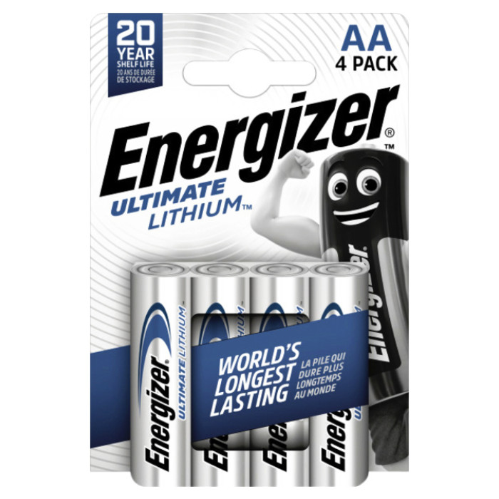 Batterij Energizer Ultimate Lithium 4xAA