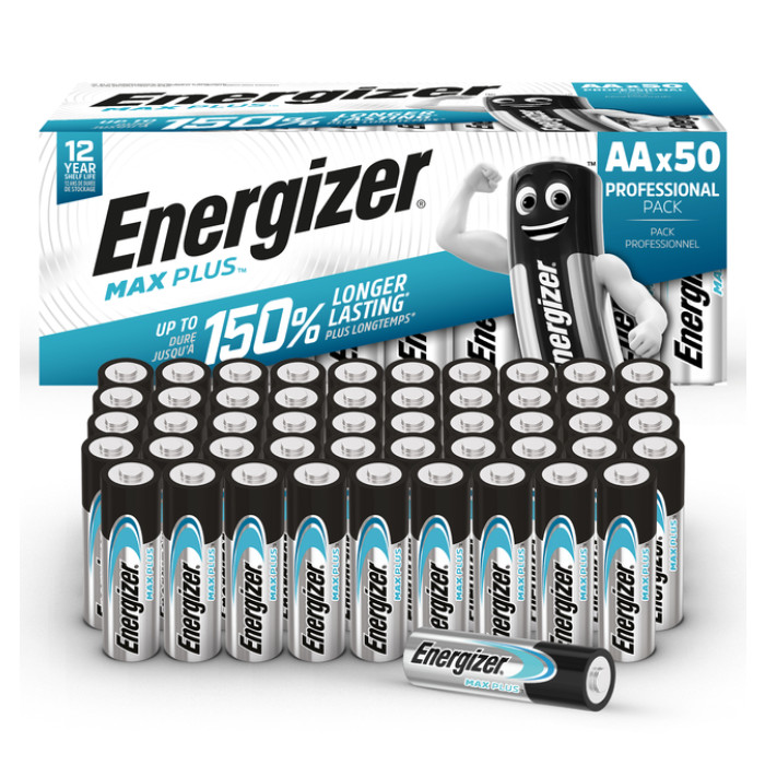 Batterij Energizer Max Plus 50xAA alkaline