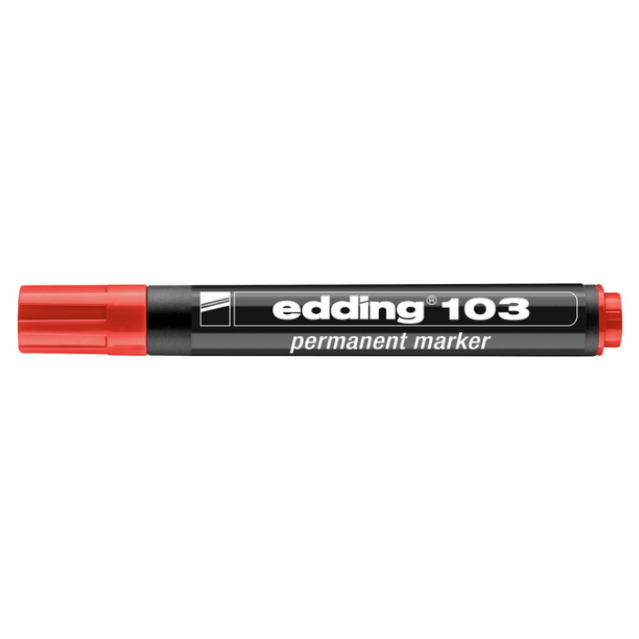 Viltstift edding 103 rond medium rood