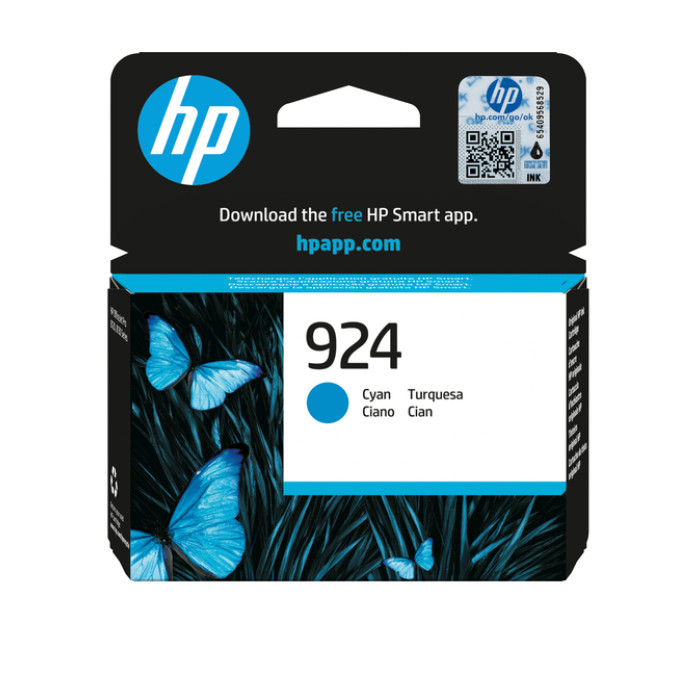 Inktcartridge HP 4K0U3NE 924 blauw