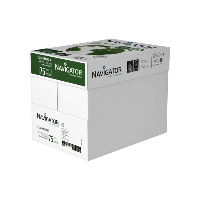 Kopieerpapier Navigator Eco-Neutral A4 75gr wit 500vel